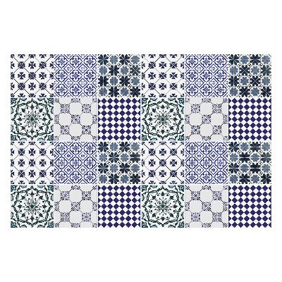 Samolepky na obklady Geometrické kvetinové motívy