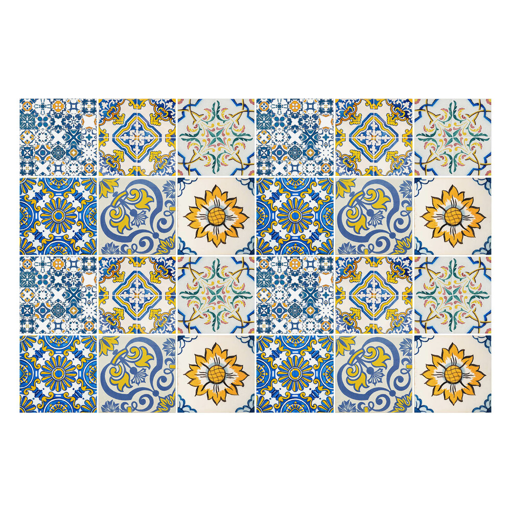 Nálepky na dlaždice Kvetinové a floristické motívy