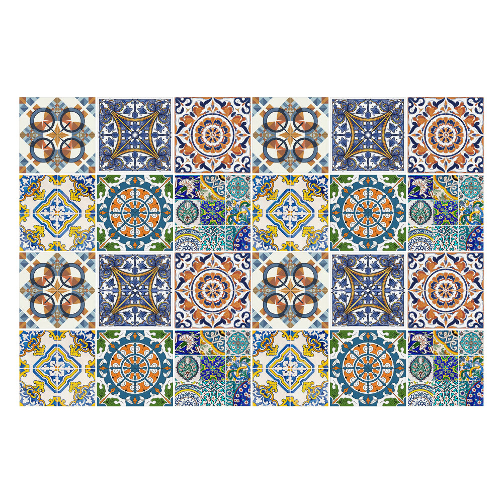 Samolepky na kachličky Geometrický kaleidoskop