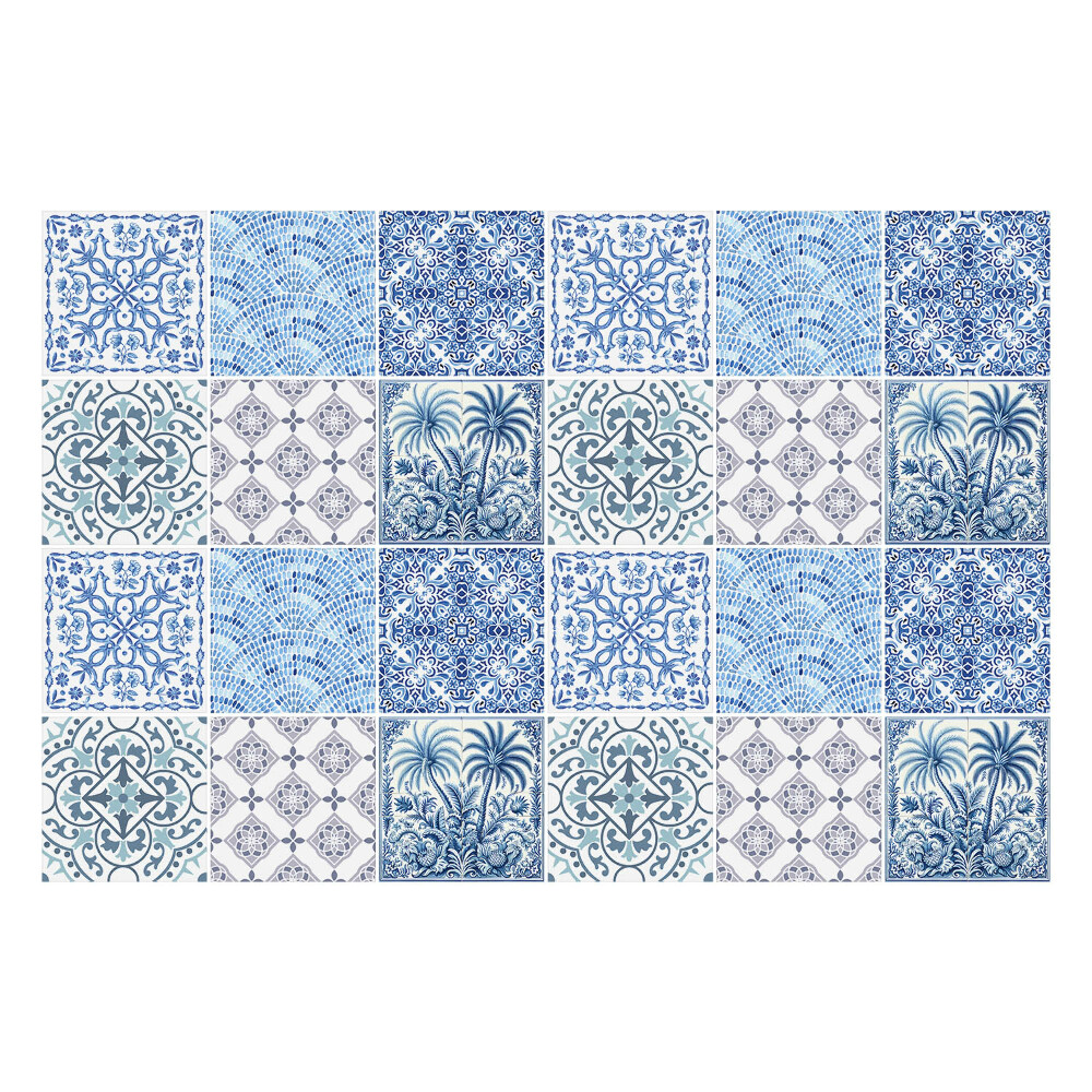 Samolepky na obklady Klasické dlaždice s ornamentami