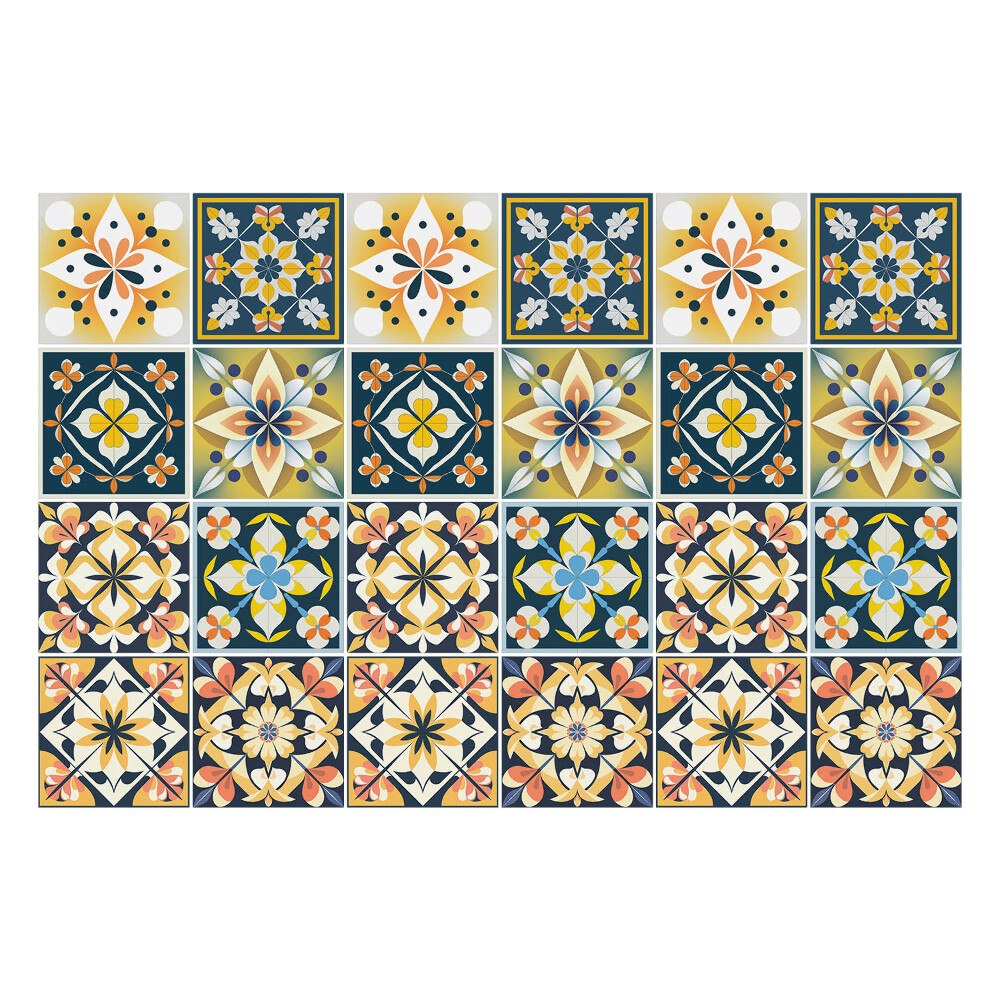 Samolepky na kachličky Zloženie marockých dlaždíc