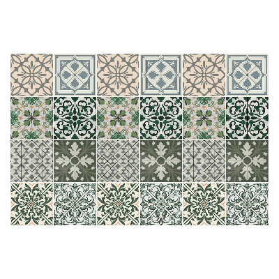 Samolepky na obklady Rastlinné a geometrické motívy