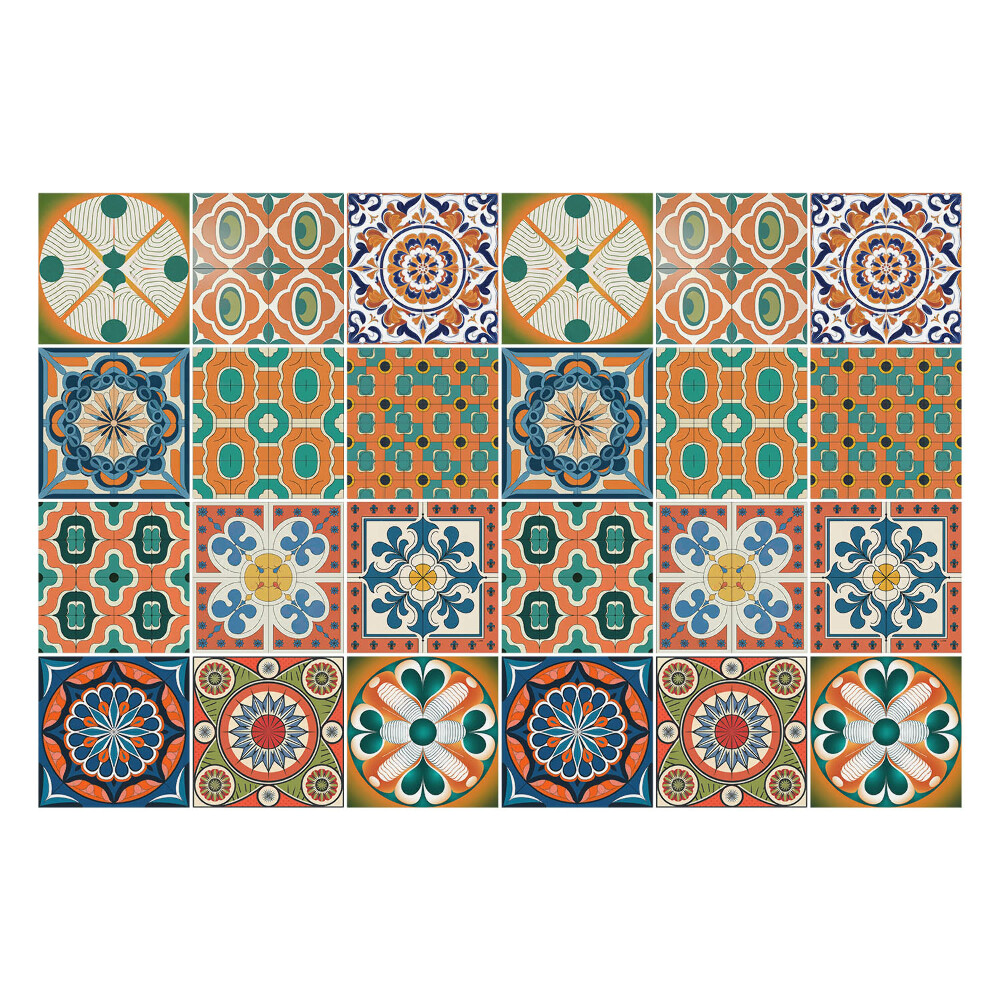 Nálepky na dlaždice Orientálna kompozícia