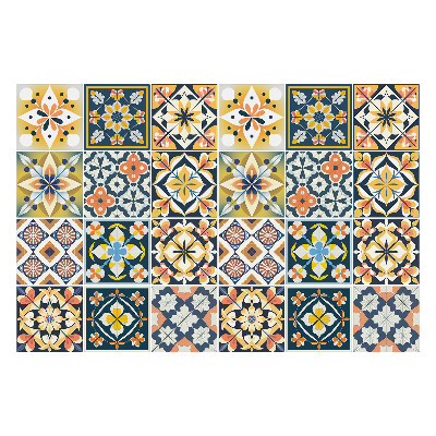 Samolepky na obklady Kvetinové motívy v aranžmáne