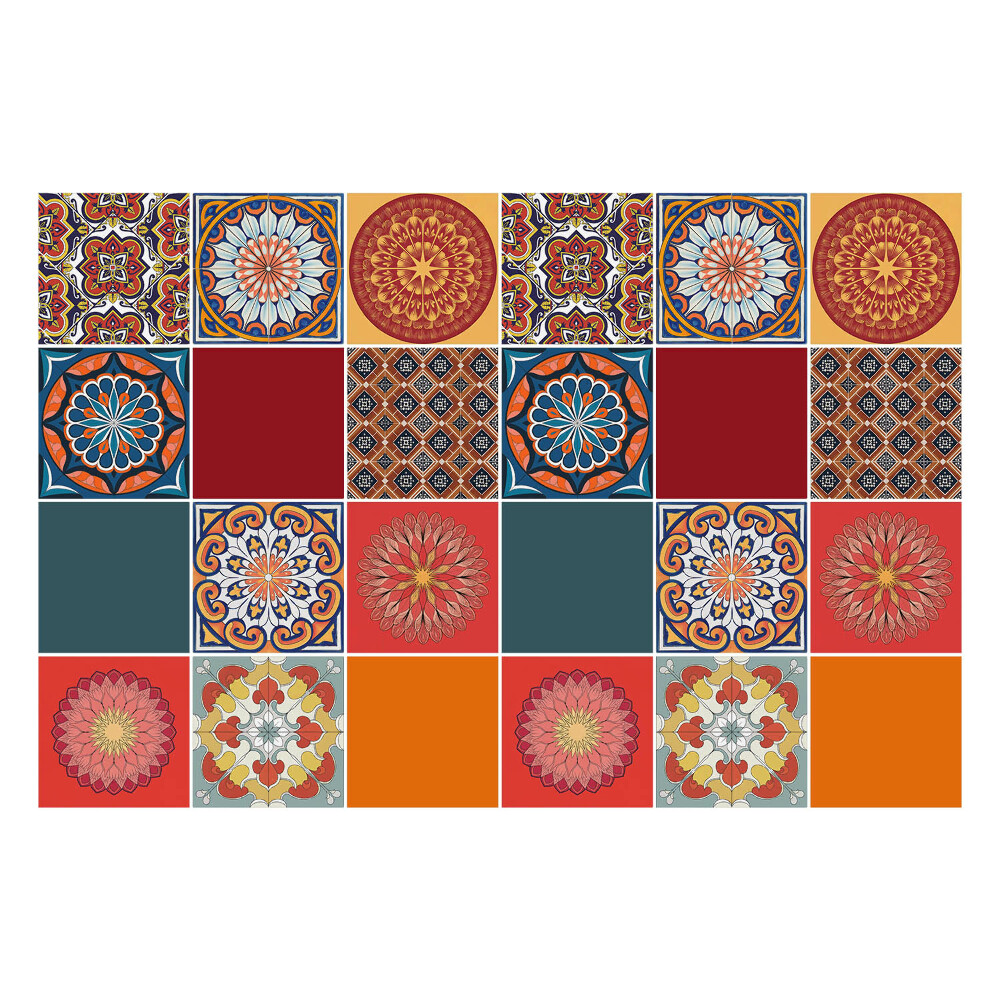 Nálepky na dlaždice Marocké farby