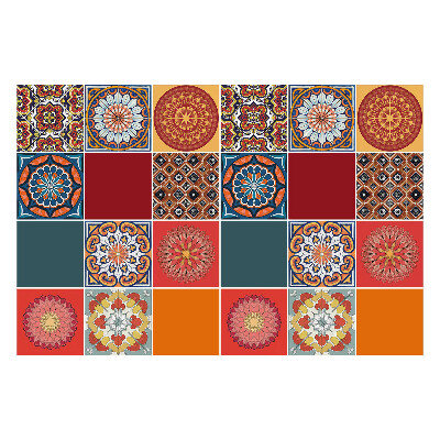 Nálepky na dlaždice Marocké farby