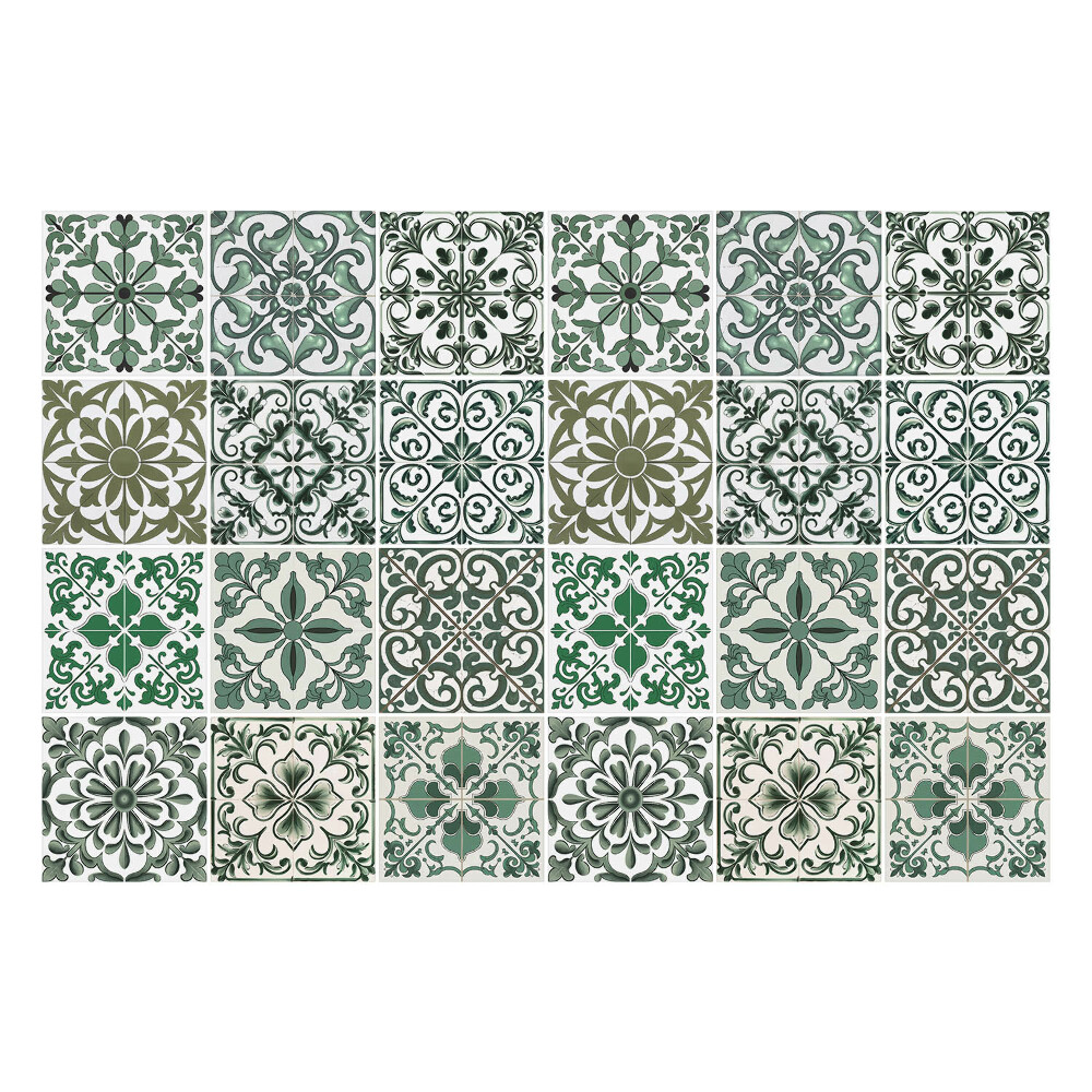 Samolepky na kachličky Klasické rastlinné motívy