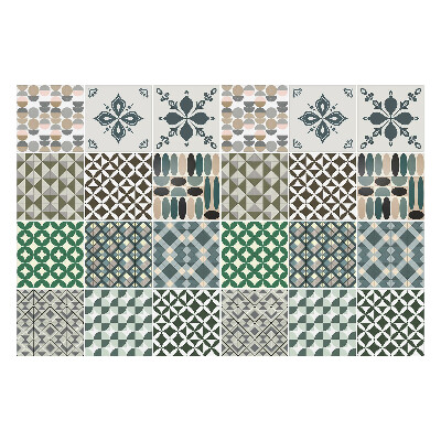 Samolepky na obklady Rôzne geometrické motívy