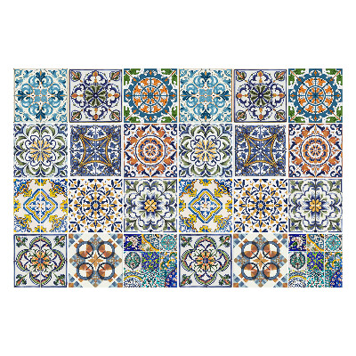 Samolepky na kachličky Keramická mozaika s ornamentami