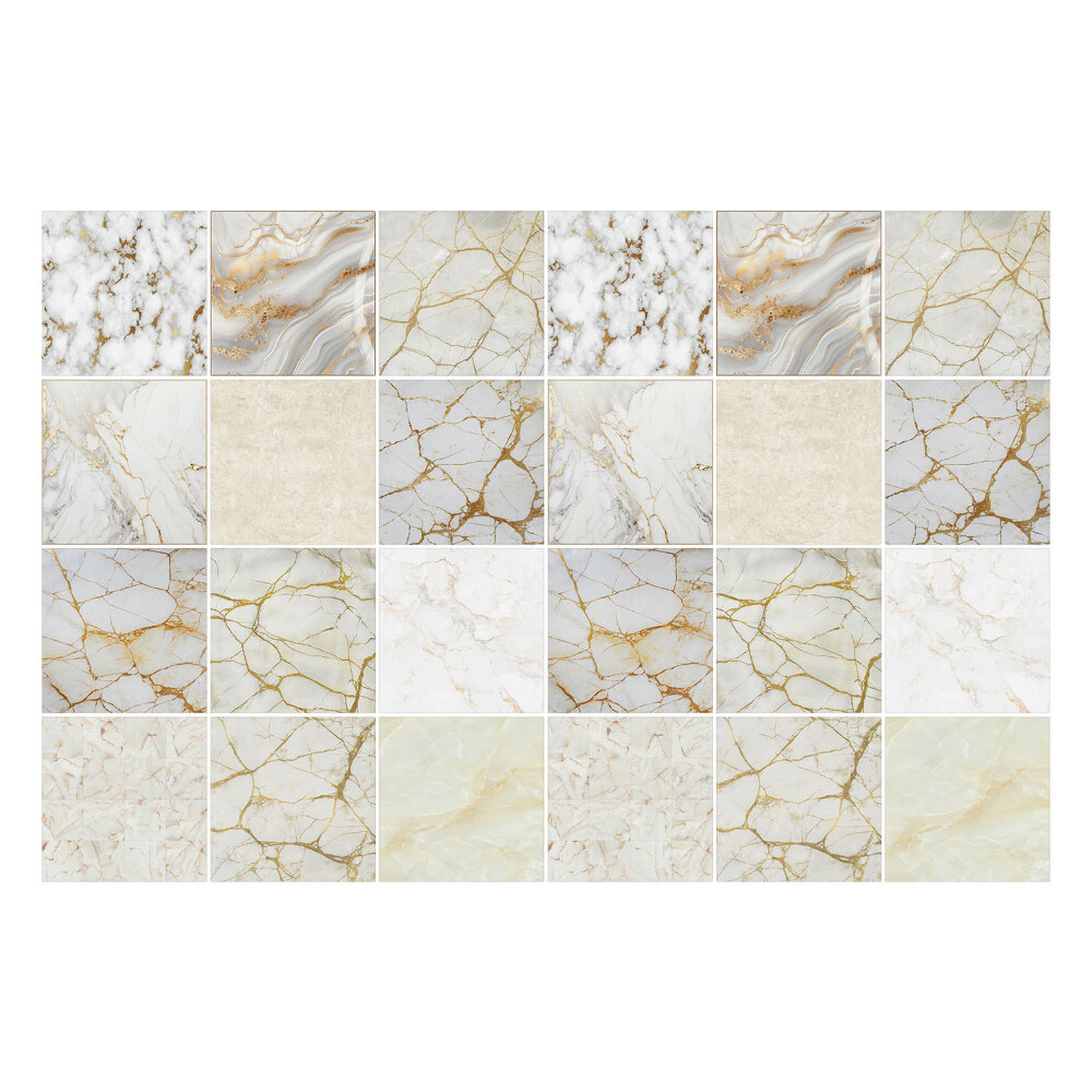 Nálepky na dlaždice Elegantná mramorová mozaika