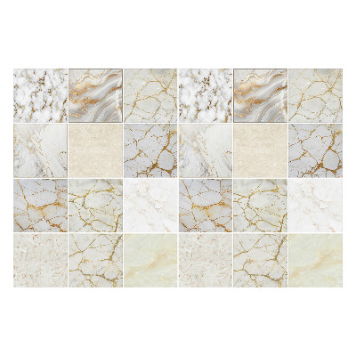 Nálepky na dlaždice Elegantná mramorová mozaika
