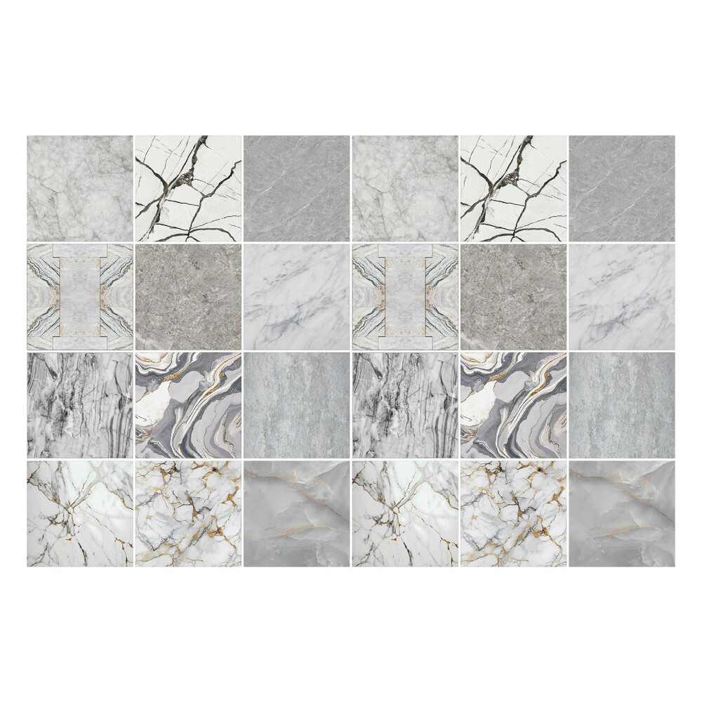 Samolepky na kachličky Elegantné mramorové motívy