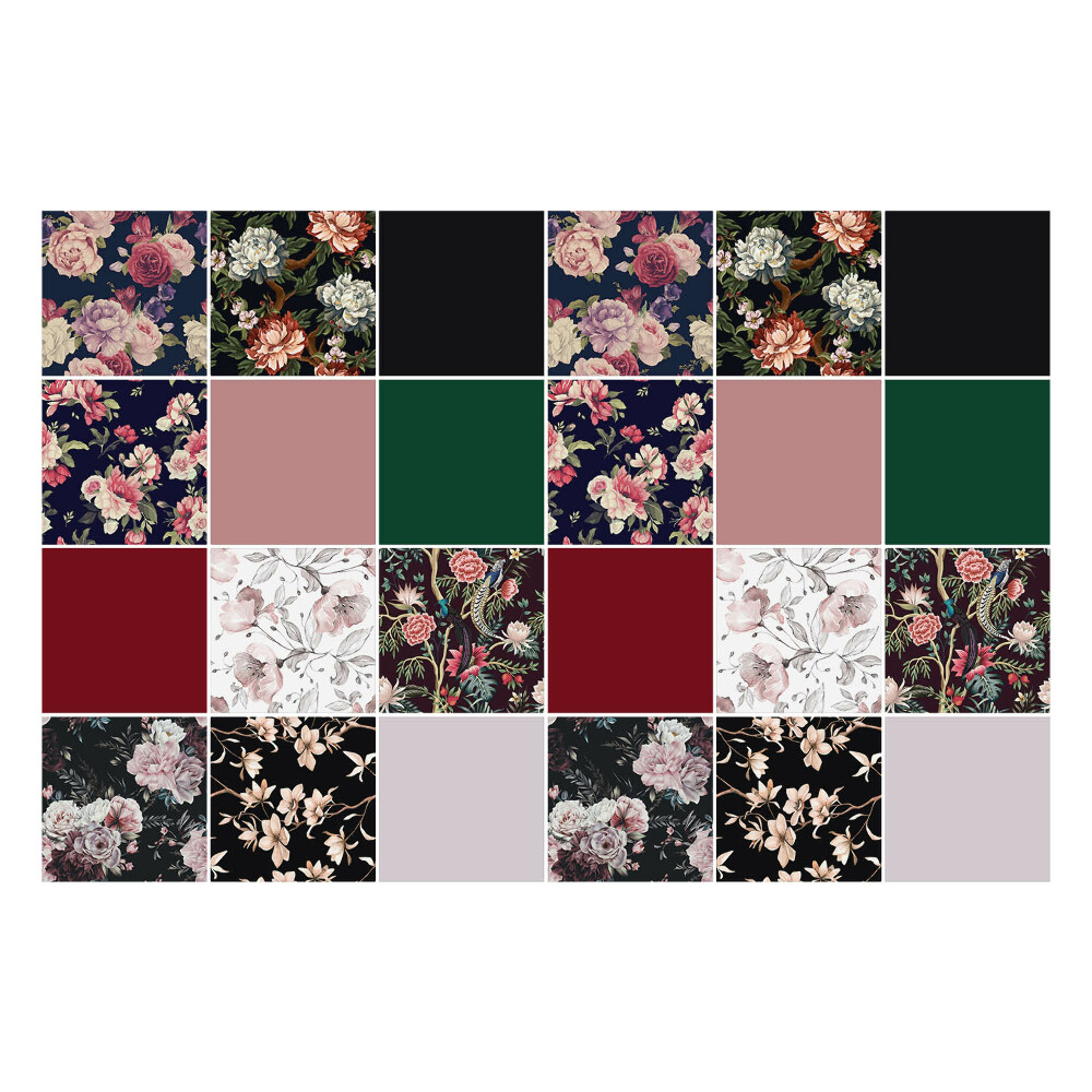 Samolepky na kachličky Kvetinové kompozície