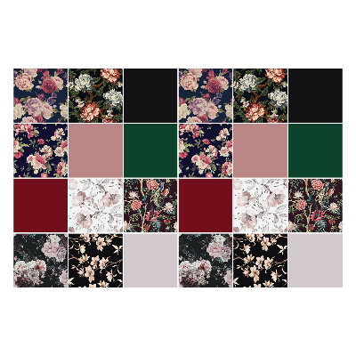 Samolepky na kachličky Kvetinové kompozície