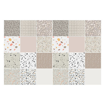 Nálepky na dlaždice Prírodné kamene a tvary