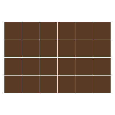 Nálepky na dlaždice Farba Hnedá