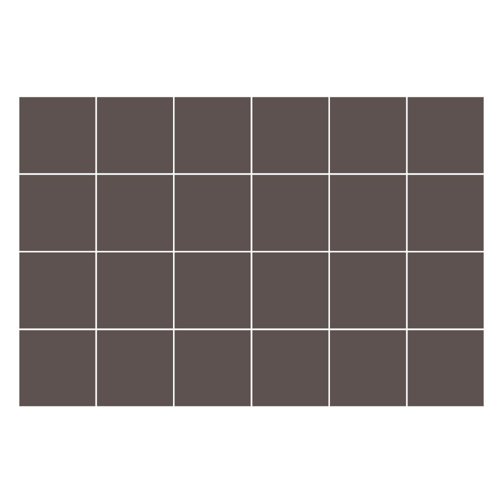 Nálepky na dlaždice Farba Hnedá