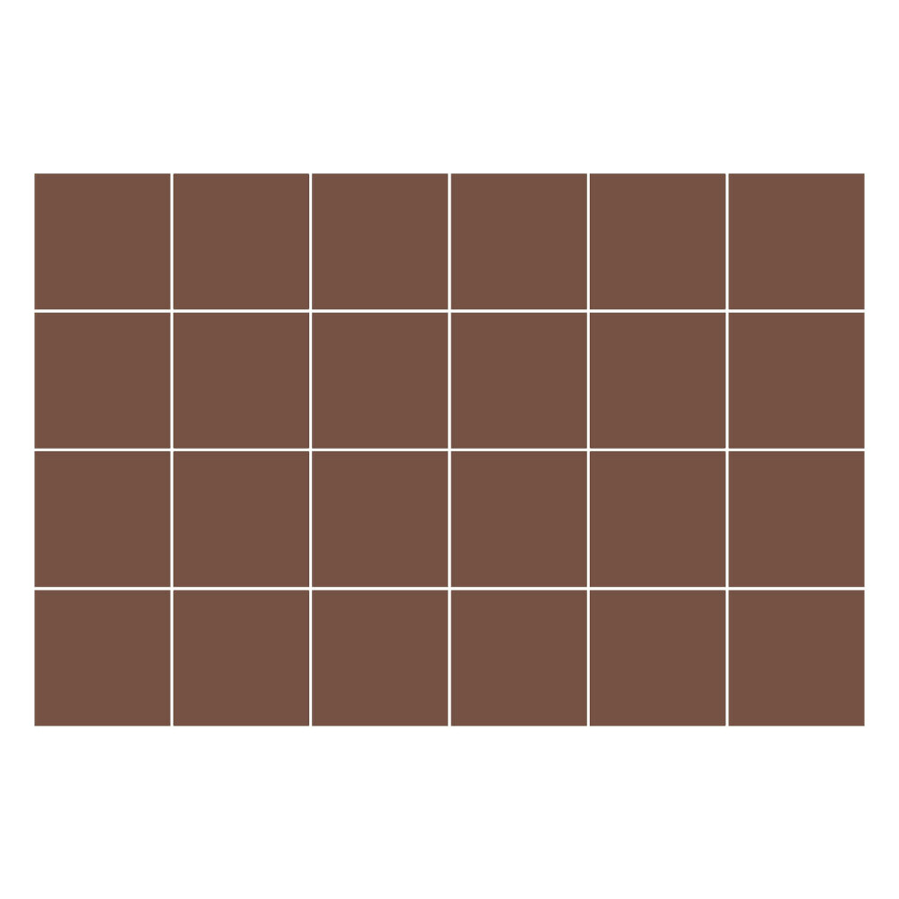 Samolepky na kachličky Farba Hnedá