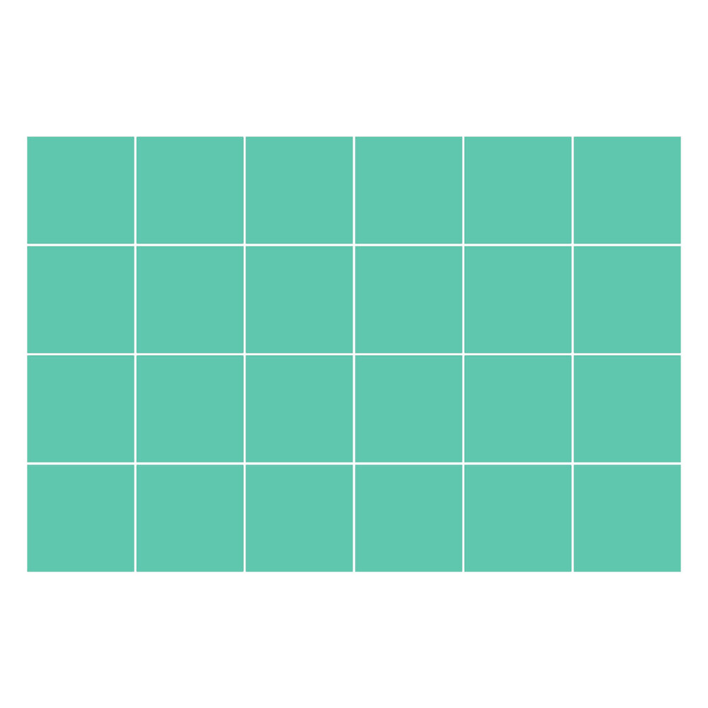 Samolepky na kachličky Mätová farba