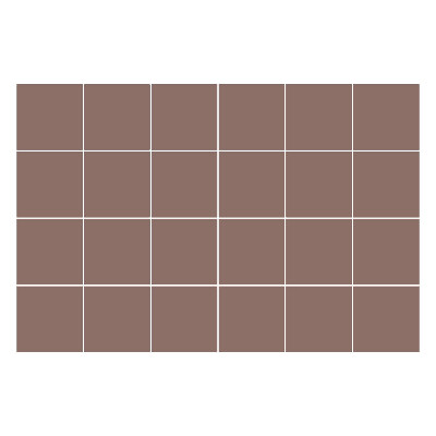 Nálepky na dlaždice Farba Hnedá