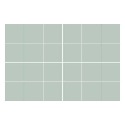 Samolepky na obklady Farba Svetlozelená