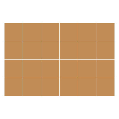 Nálepky na dlaždice Farba Oranžová