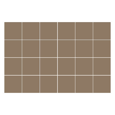 Samolepky na kachličky Farba Hnedá