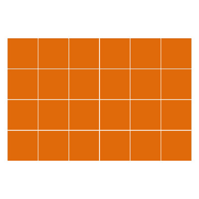 Nálepky na dlaždice Farba Oranžová