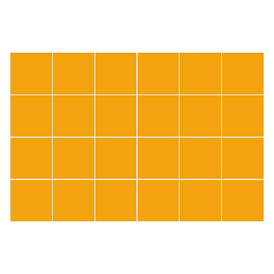 Samolepky na kachličky Svetlo oranžová farba