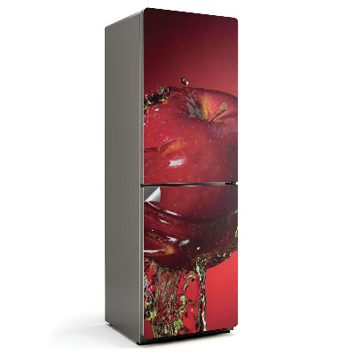 Samolepiaca nálepka na chladničku Šťavnaté jablko vo vode