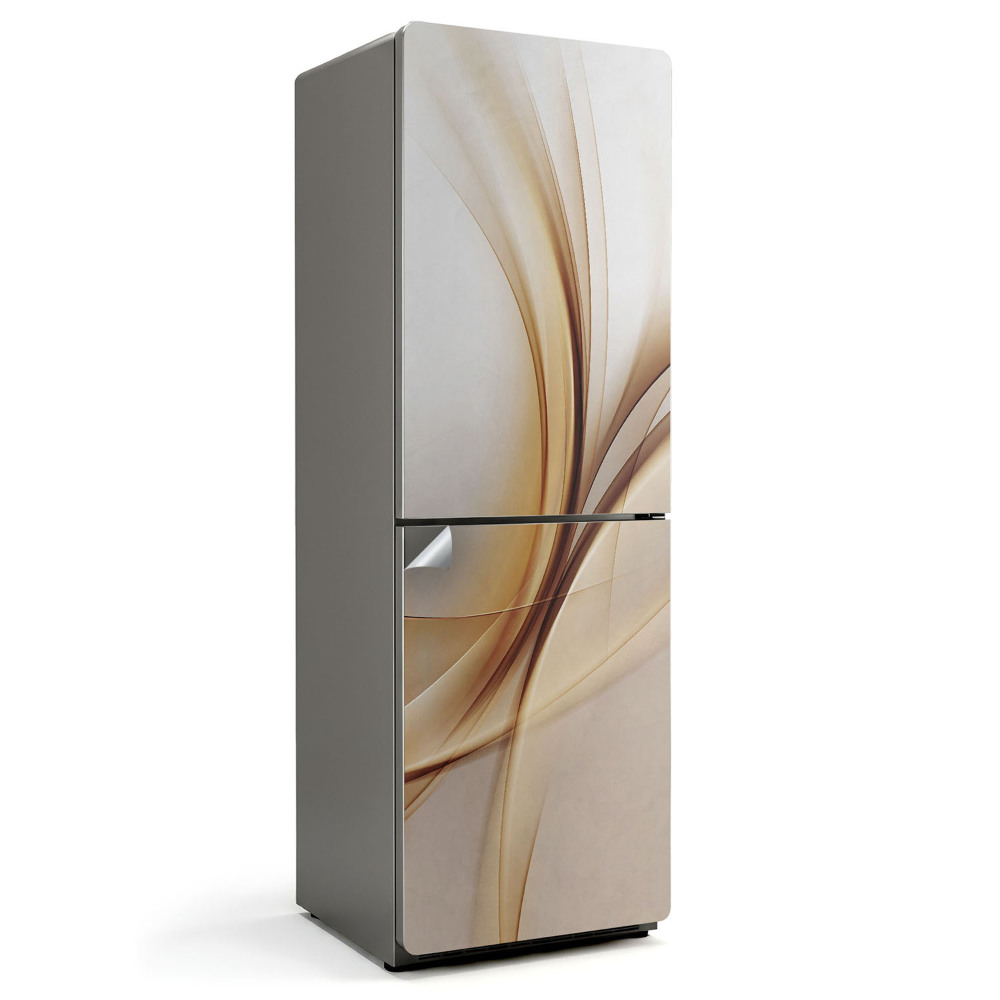 Nálepka na chladničku Abstraktné vlny a čiary