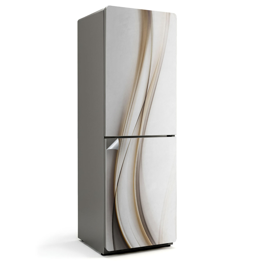 Fototapeta na chladničku Vlny abstraktných línií