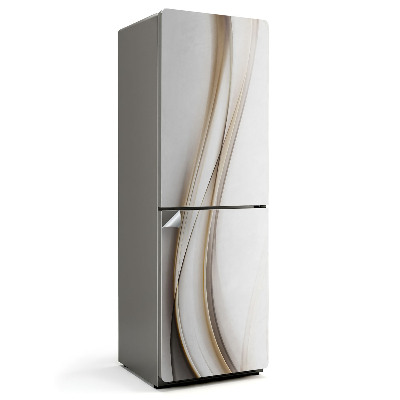 Fototapeta na chladničku Vlny abstraktných línií