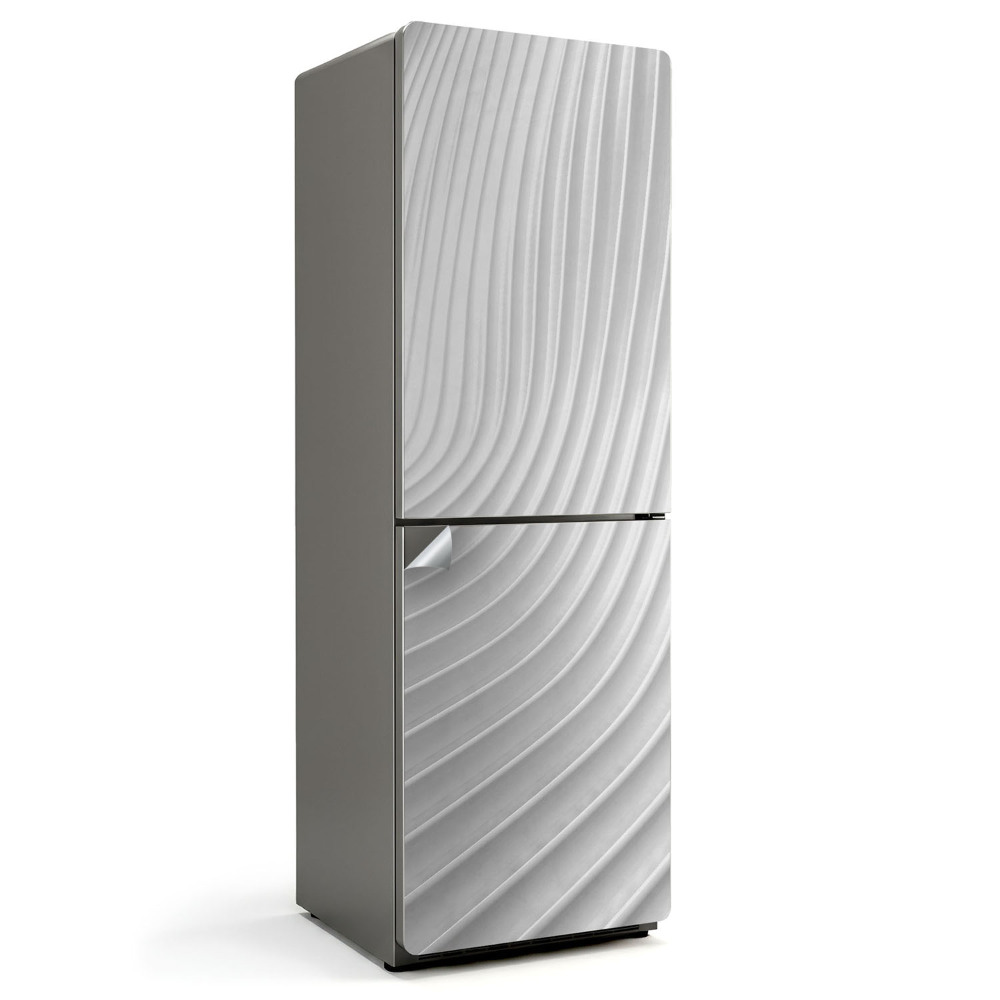 Samolepiaca nálepka na chladničku Vlny v minimalistickom štýle