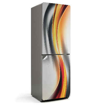 Fototapeta na chladničku Dynamické vlny v pohybe