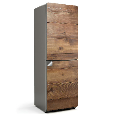 Nálepka na chladničku Drevené dosky v aranžmáne