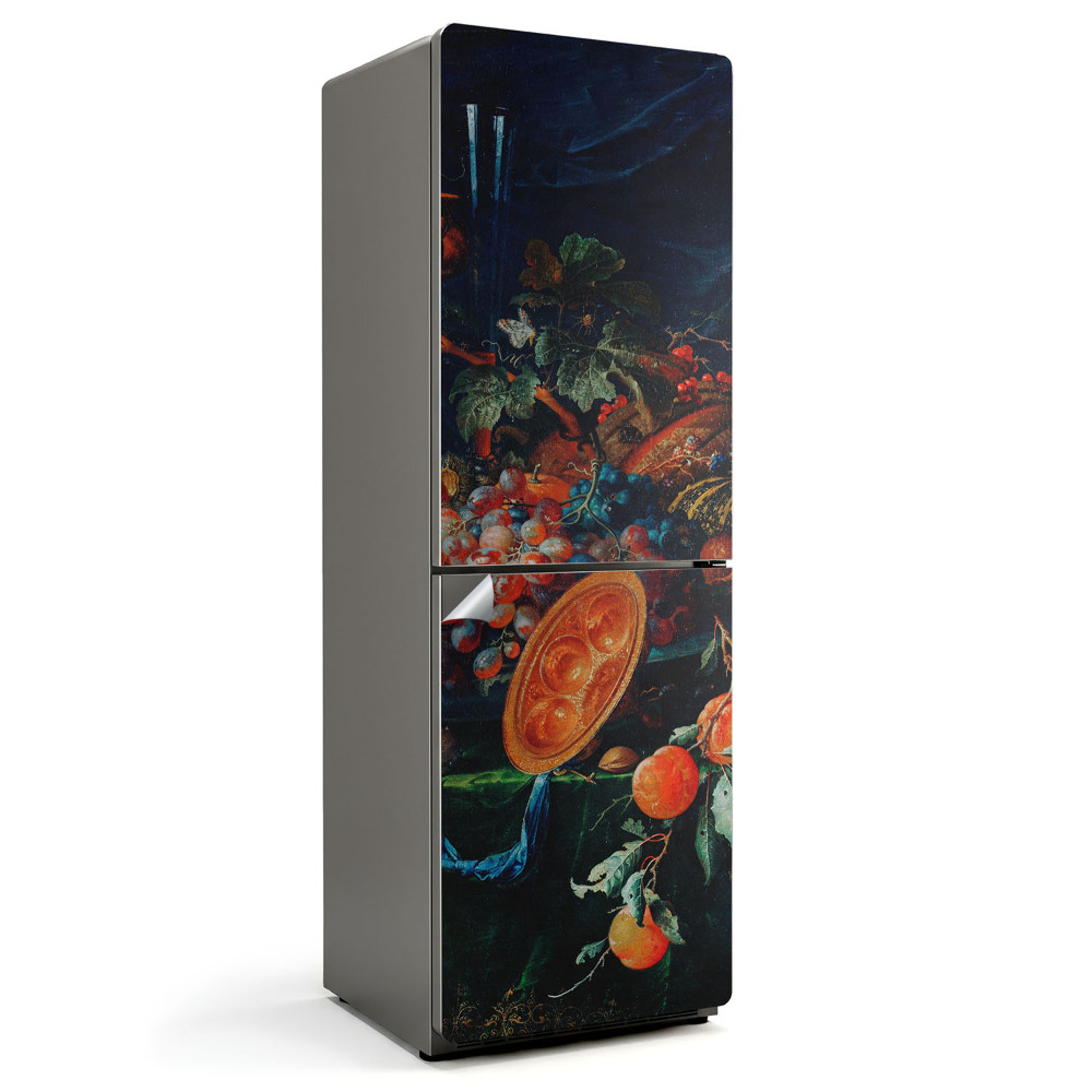 Samolepiaca nálepka na chladničku Zátišie s ovocím