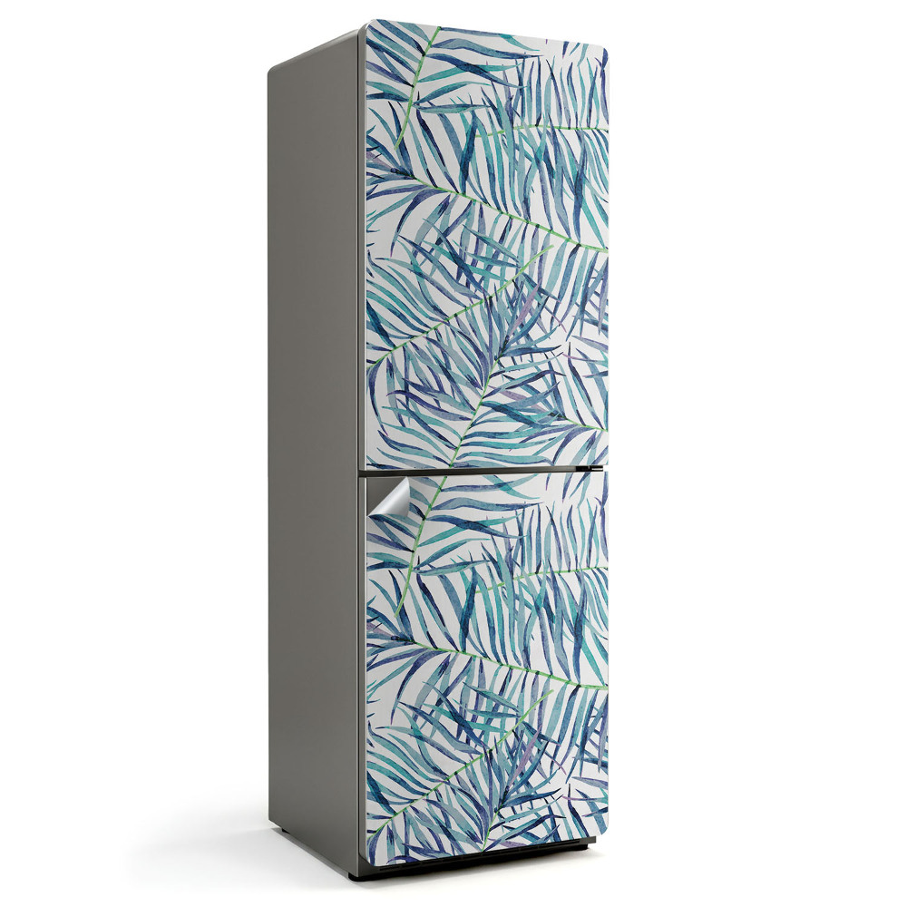 Fototapeta na chladničku Listy v tropickom štýle