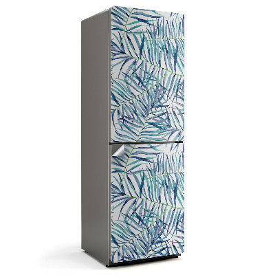 Fototapeta na chladničku Listy v tropickom štýle