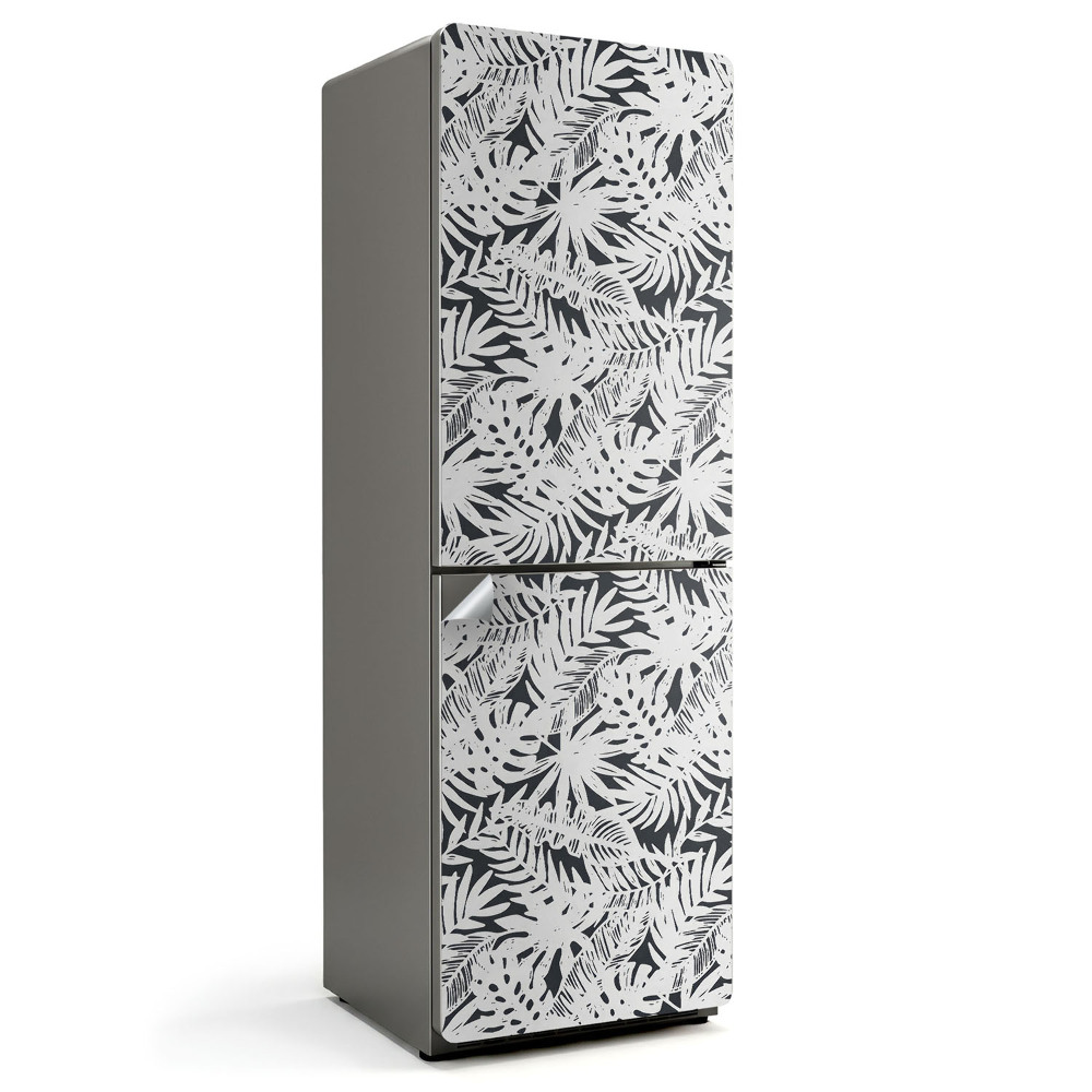 Nálepka na chladničku Vzor tropických rastlín