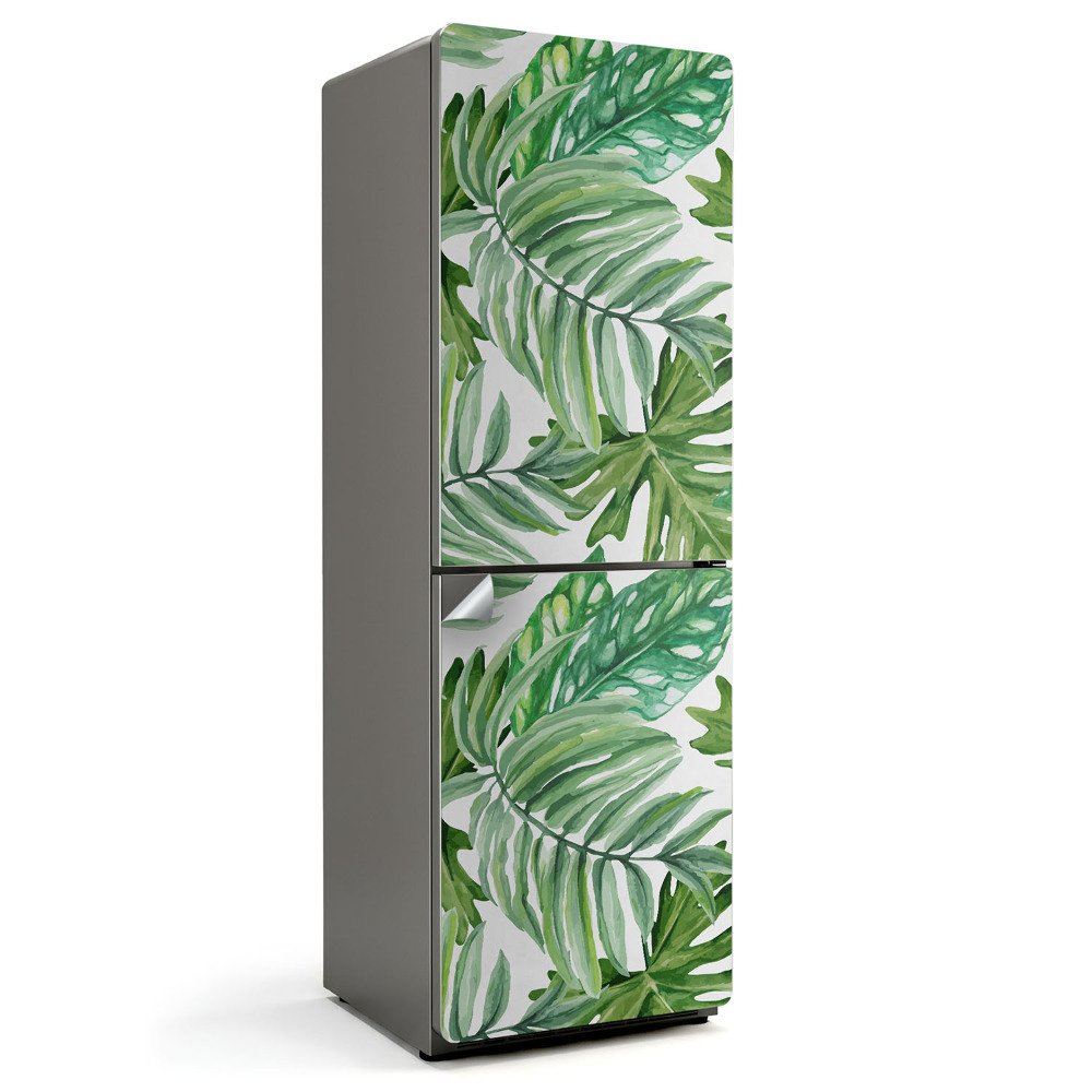 Nálepka na chladničku Vzor tropických listov