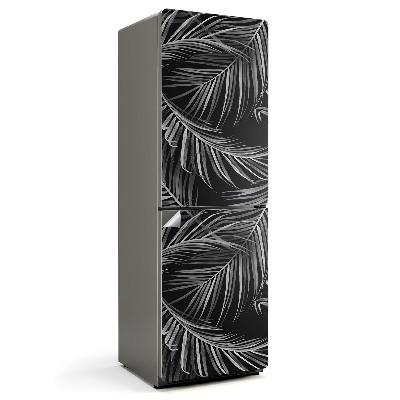 Samolepiaca nálepka na chladničku Listy v jemnom usporiadaní