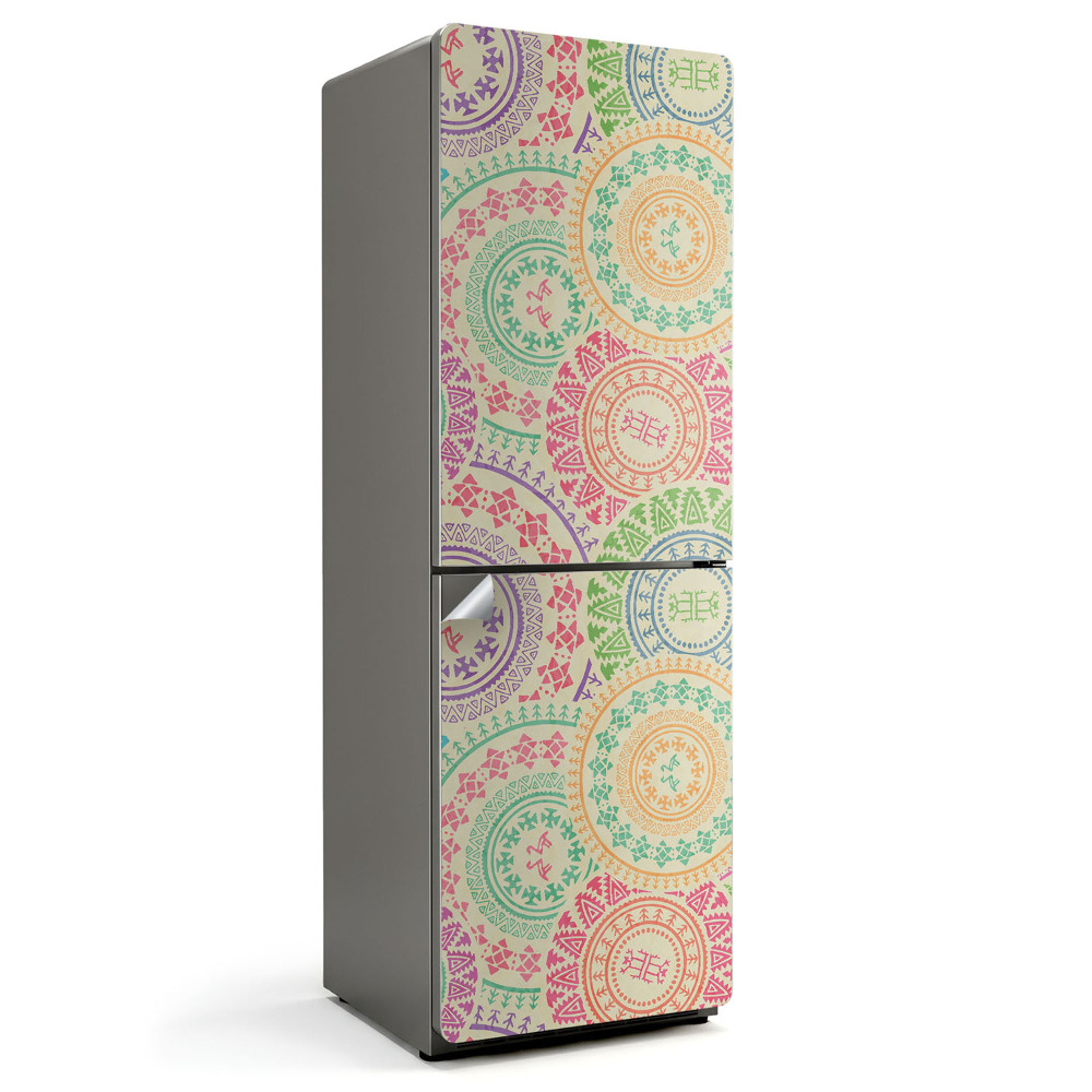 Nálepka na chladničku Vzory etnických okresov