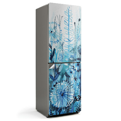 Fototapeta na chladničku Kvetinový akvarelový vzor