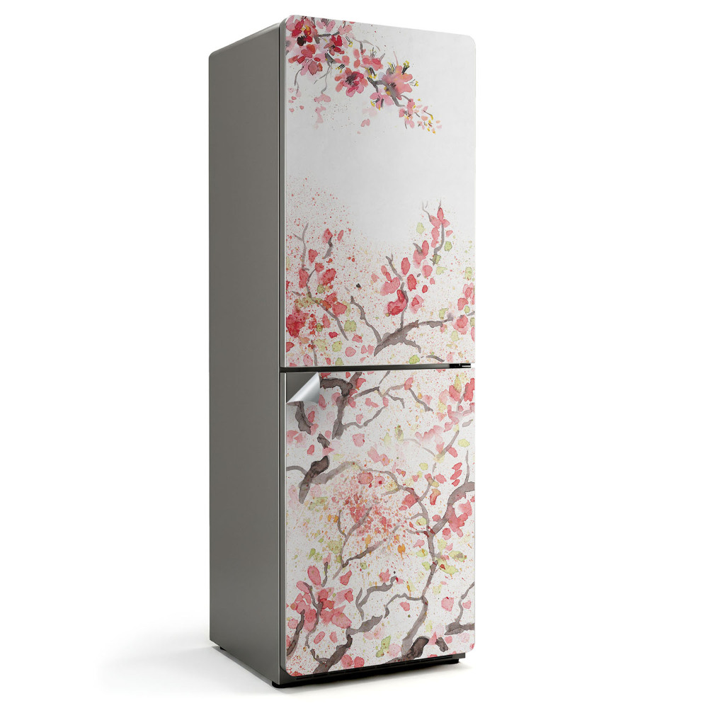 Nálepka na chladničku Kvetinové vetvy jari