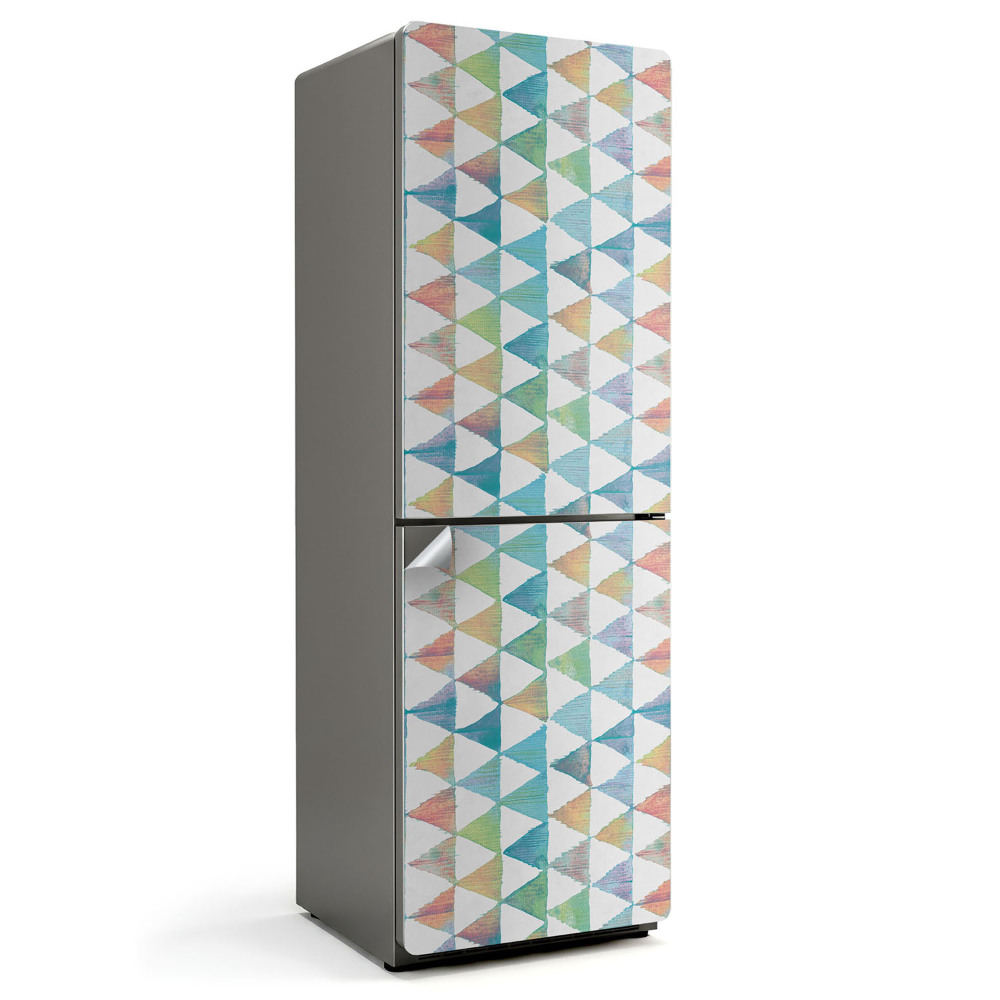 Fototapeta na chladničku Geometrický trojuholníkový vzor