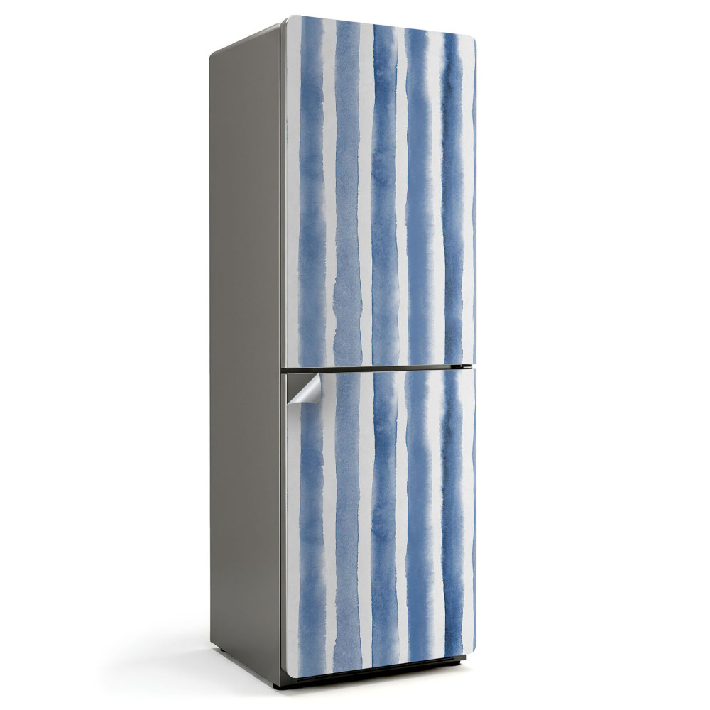 Samolepiaca nálepka na chladničku Vertikálne akvarelové pruhy