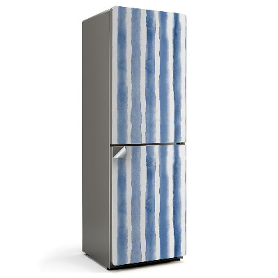 Samolepiaca nálepka na chladničku Vertikálne akvarelové pruhy