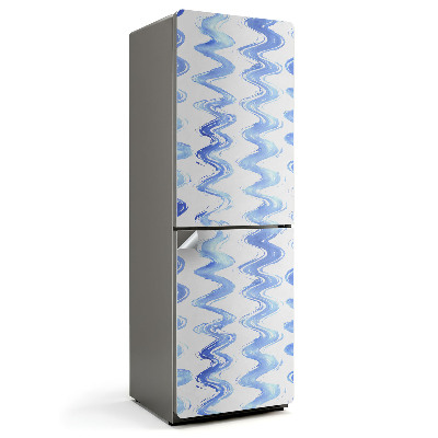 Fototapeta na chladničku Akvarelové vlnité pruhy