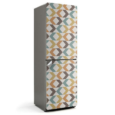 Fototapeta na chladničku Geometrický kosoštvorcový vzor